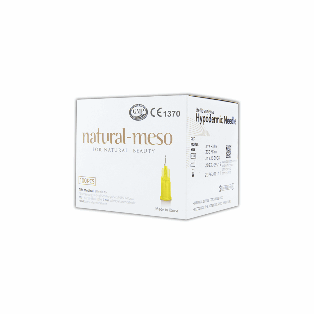 Lab Draw Needles Natural Meso Needle (JTN) 33G x 8mm x 100 needles - Ask Aesthetic Supplies