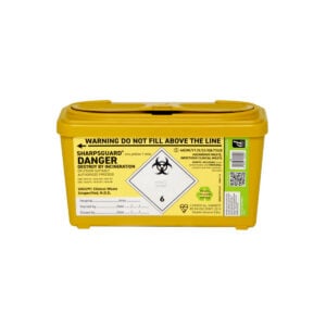 Sharpsguard Yellow Sharps Bin 1 DD477YLRecoyellow 1
